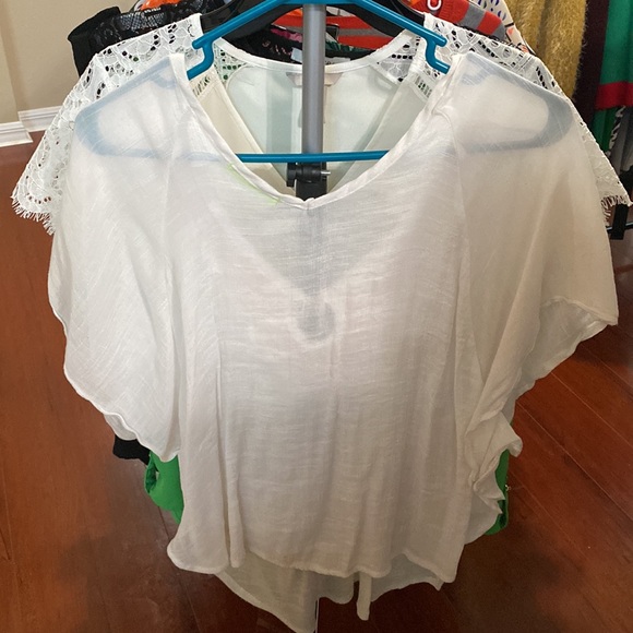 Bohemian white blouse - Picture 2 of 2